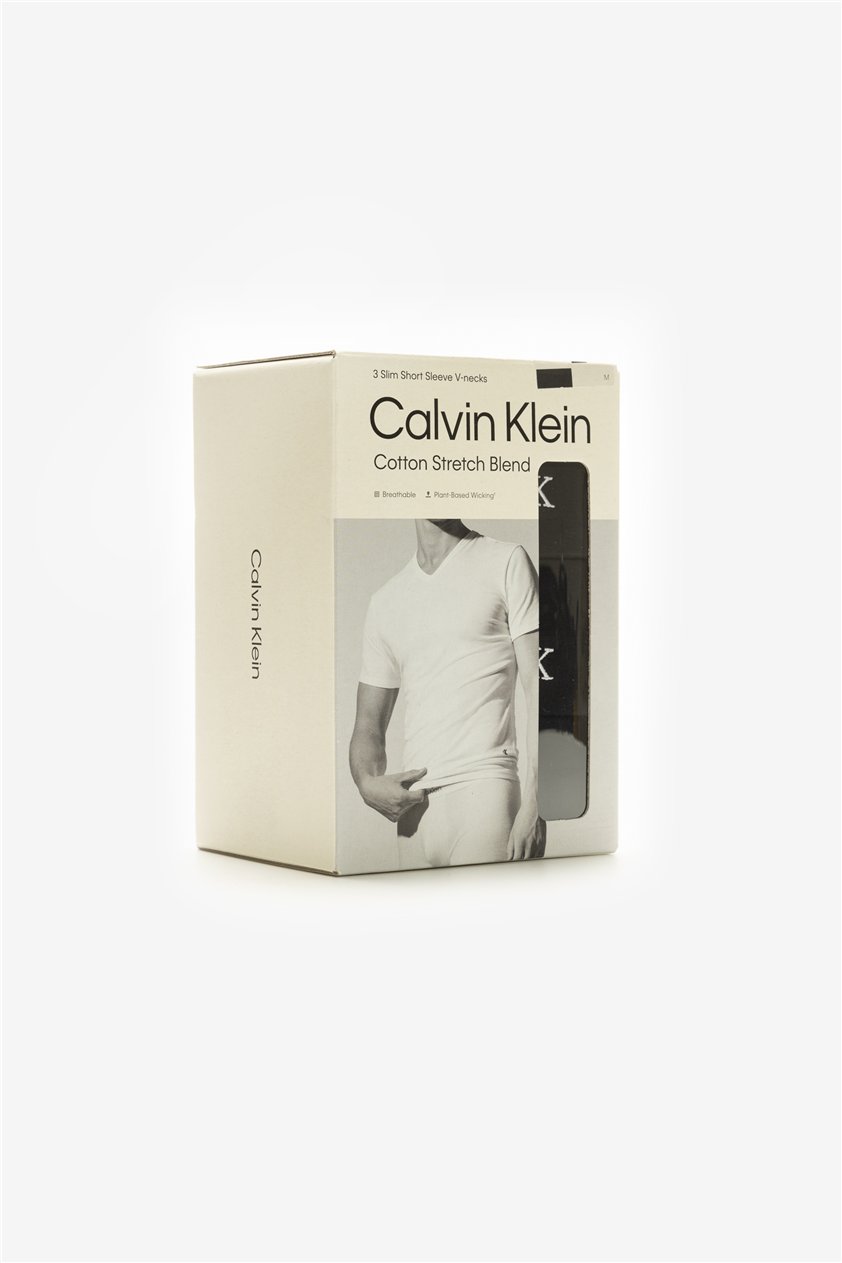 Calvin Klein Erkek V Yaka T-Shirt