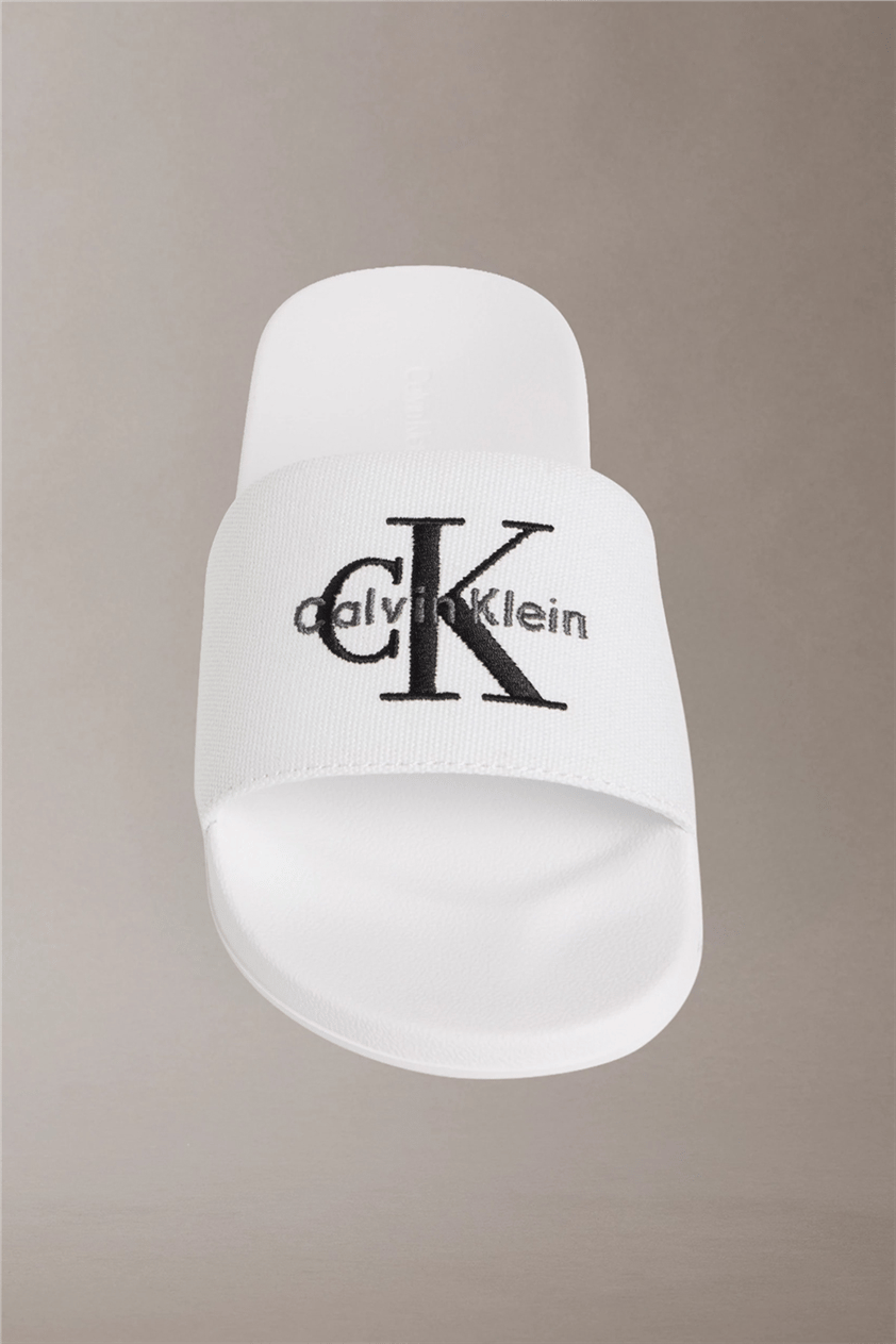 Calvin Klein Ess Slide Cv Wmn Kadın Terlik Beyaz