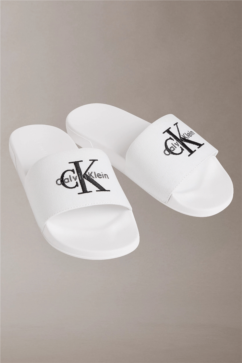 Calvin Klein Ess Slide Cv Wmn Kadın Terlik Beyaz