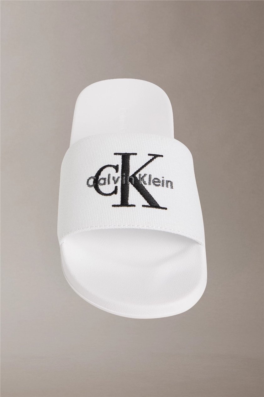 Calvin Klein Ess Slide Cv Wmn Kadın Terlik Beyaz