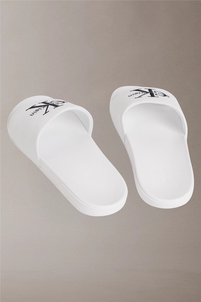 Calvin Klein Ess Slide Cv Wmn Kadın Terlik Beyaz