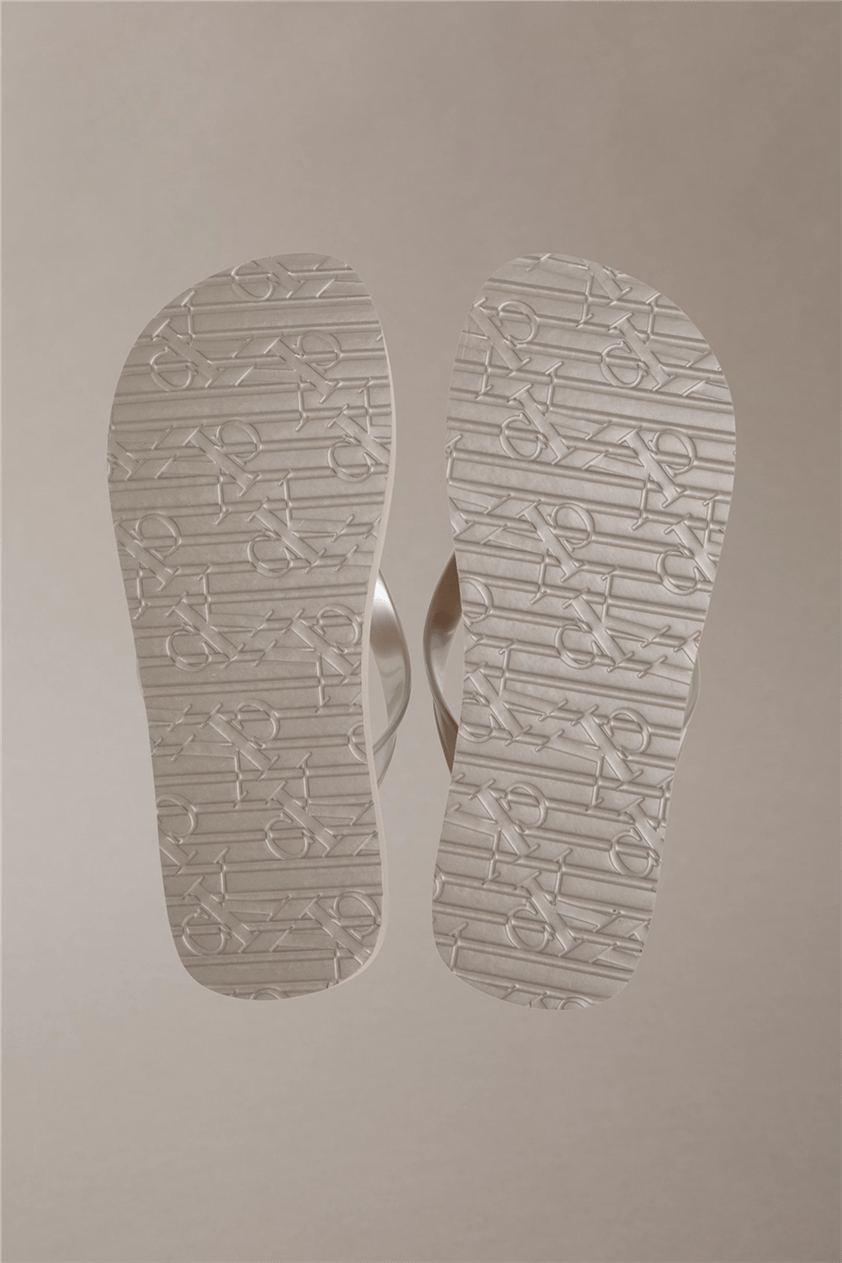 Calvin Klein Flatform Flip Flop M Kadın Terlik Gri