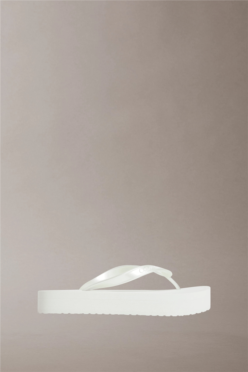 Calvin Klein Flatform Flip Flop M Kadın Terlik Yeşil
