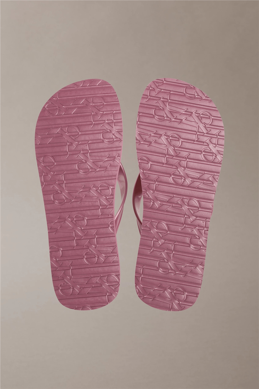 Calvin Klein Flatform Flip Flop M Kadın Terlik Mor