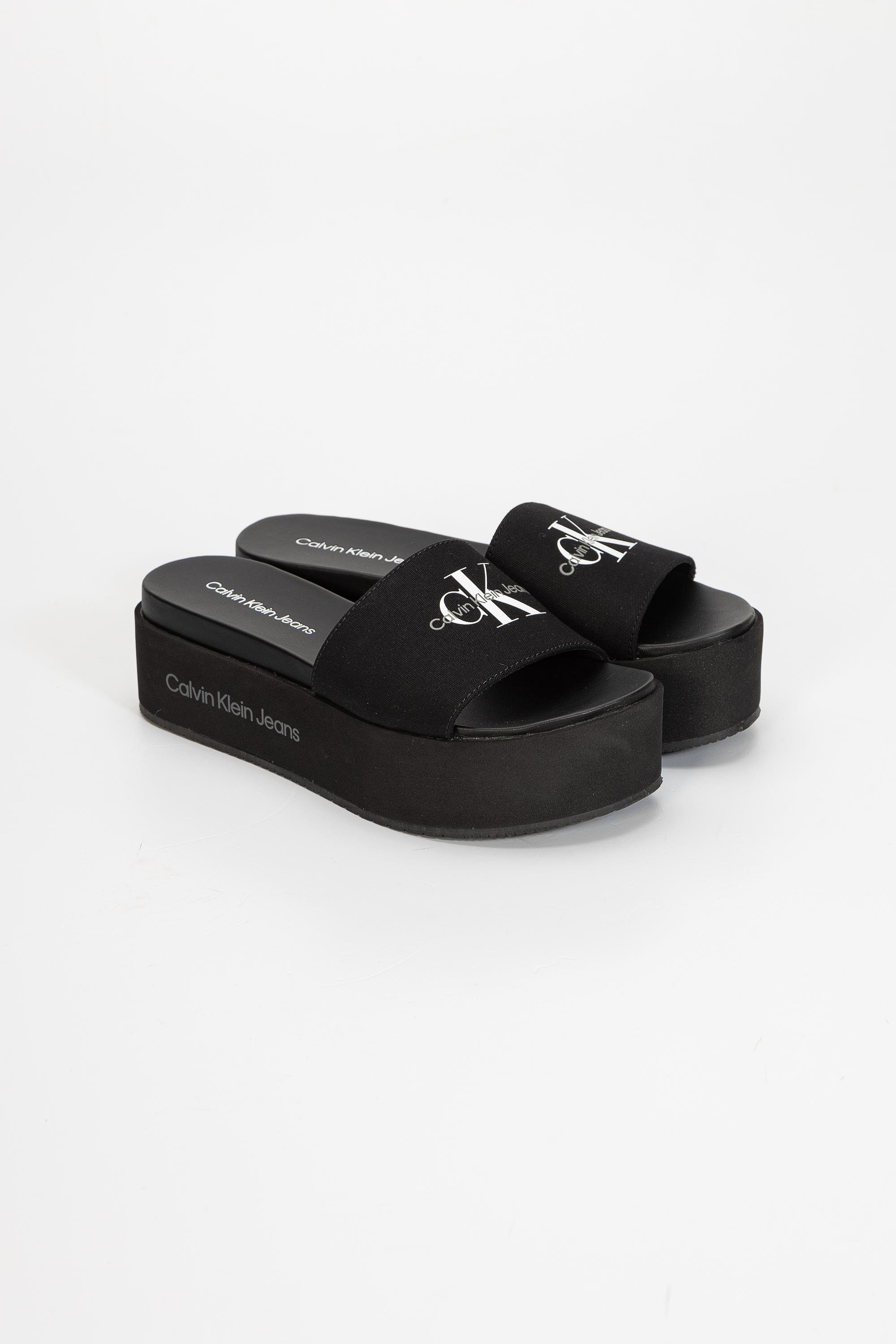 Calvin Klein Flatform Sandal Monogram Kadın Sandalet