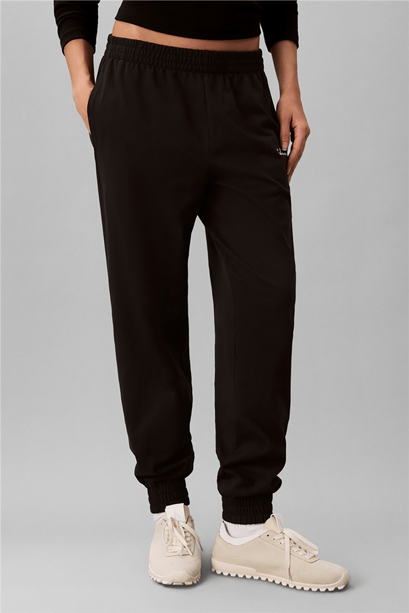 Calvin Klein Heavy Jersey Jogger- Graphic Kadın Pijama Altı Siyah