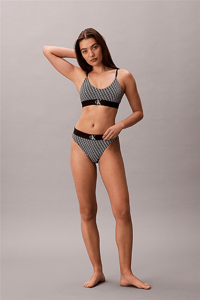 Calvin Klein High Waist Bikini Kadın Külot Siyah