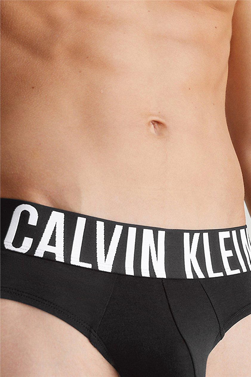 Calvin Klein Hip Brief 3Pk Erkek 3lü Boxer Siyah