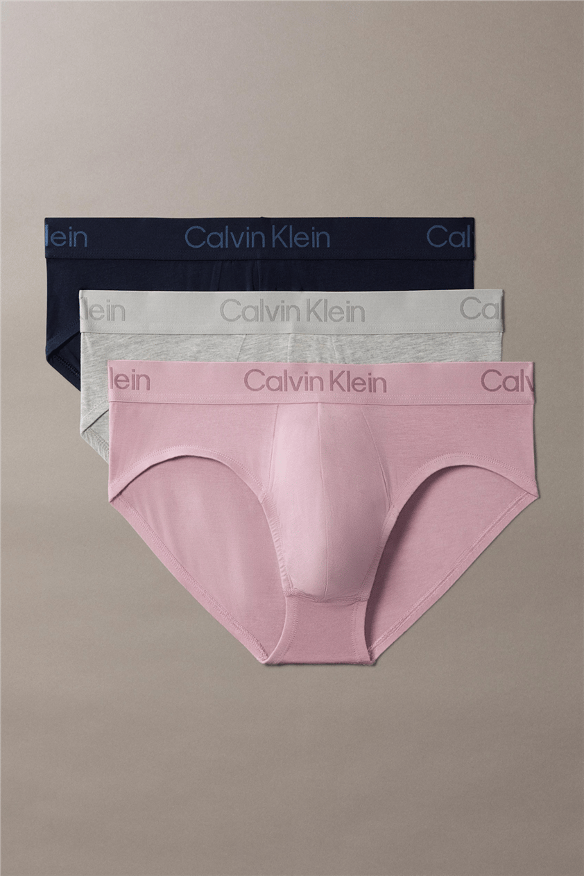 Calvin Klein Hip Brief 3Pk Erkek 3lü Boxer