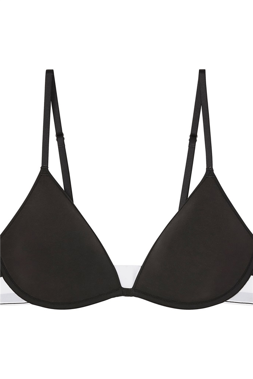 Calvin Klein Lightly Lined Plunge Kadın Sütyen Siyah