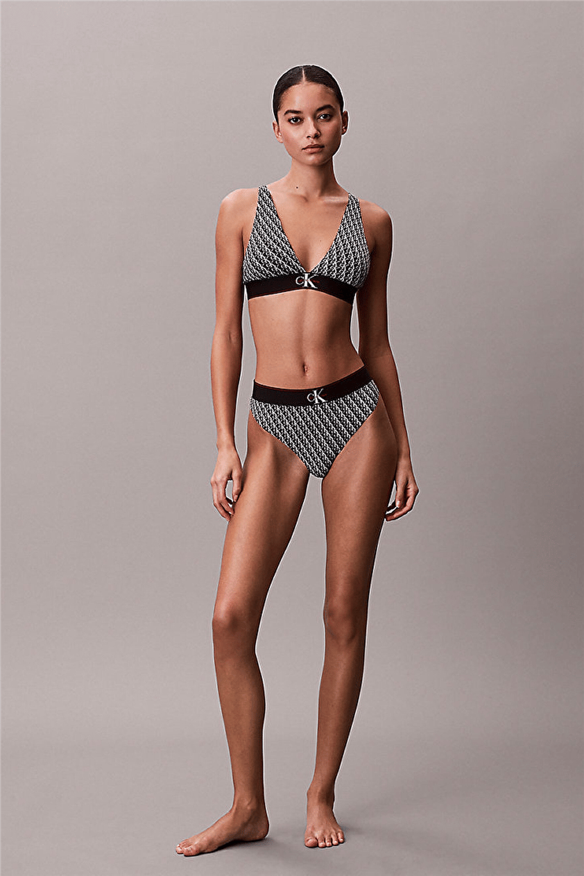 Calvin Klein Lightly Lined Triangle Kadın Sütyen Siyah
