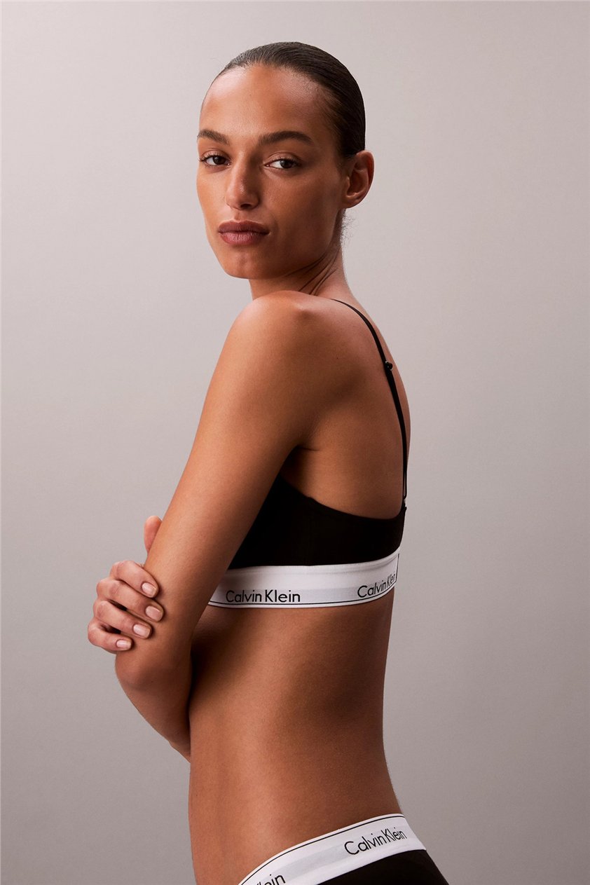 Calvin Klein Lightly Lined Triangle Kadın Sütyen Siyah