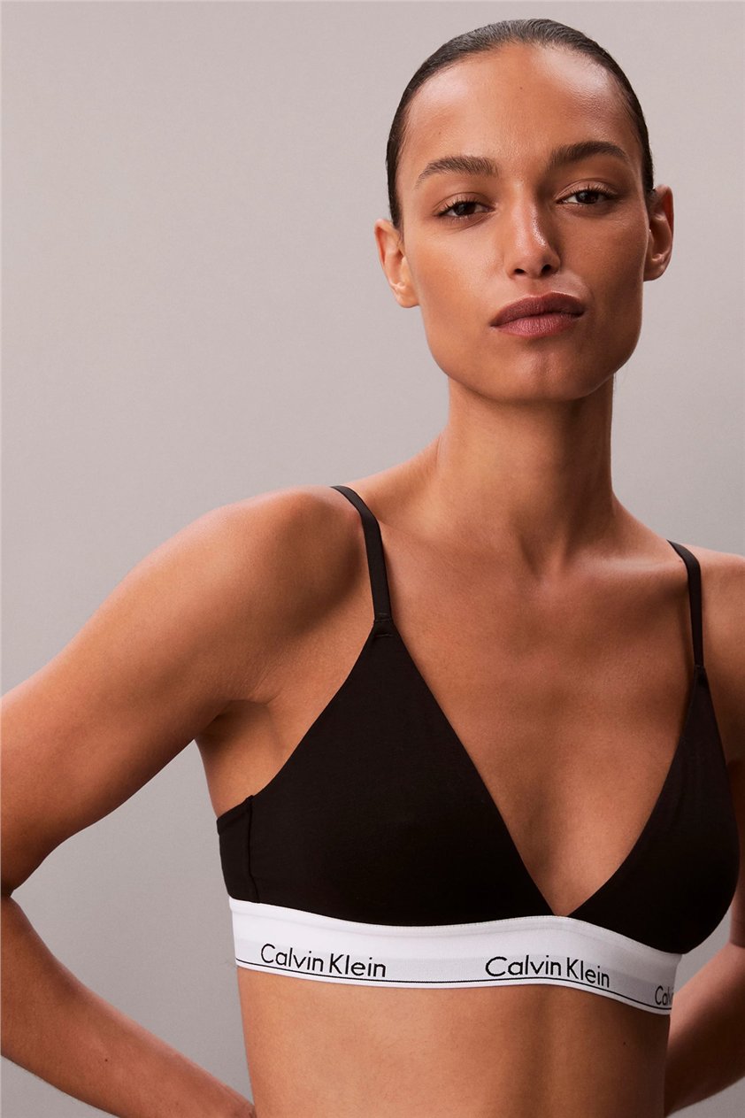 Calvin Klein Lightly Lined Triangle Kadın Sütyen Siyah