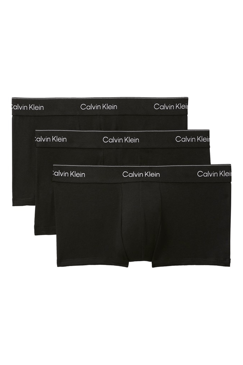 Calvin Klein Low Rise Trunk 3Pk Erkek 3lü Boxer Siyah