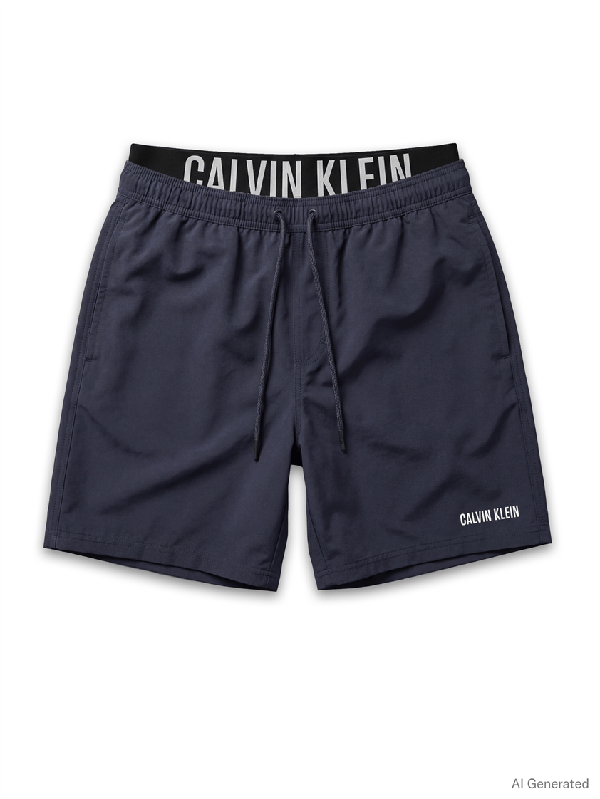 Calvin Klein Medium Drawstring Bo Erkek Şort Mayo Çok Renkli