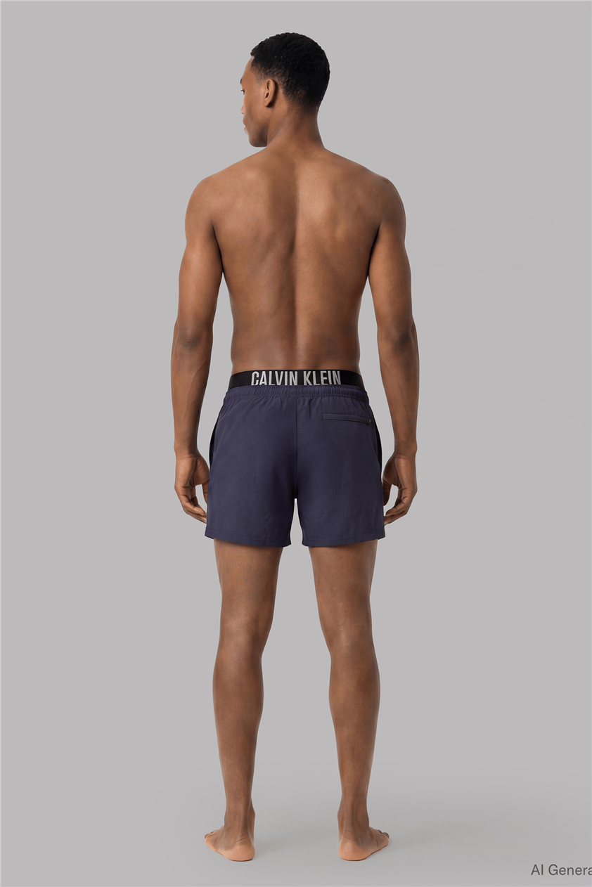 Calvin Klein Medium Drawstring Bo Erkek Şort Mayo Çok Renkli