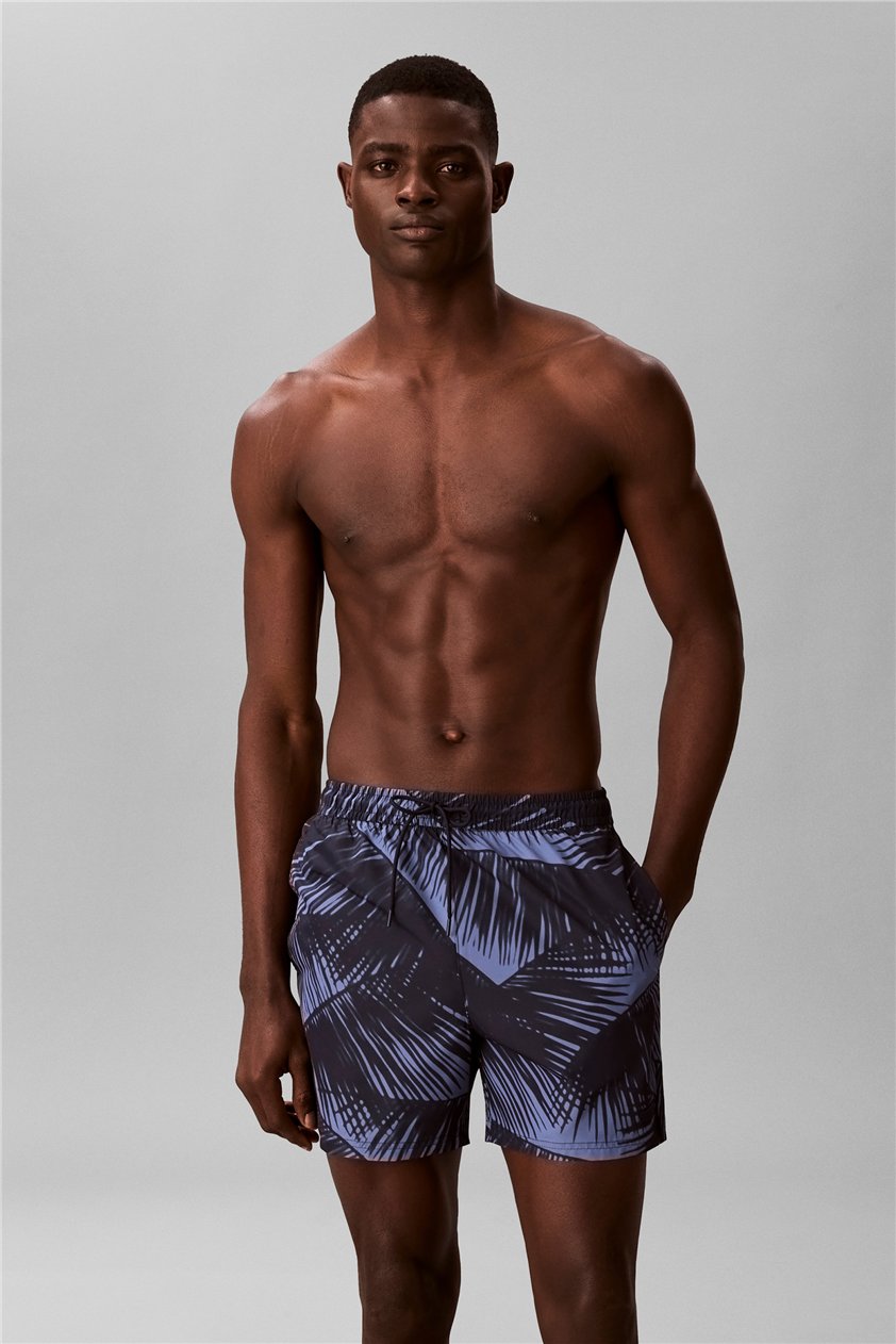 Calvin Klein Medium Drawstring Co Erkek Şort Mayo Mavi