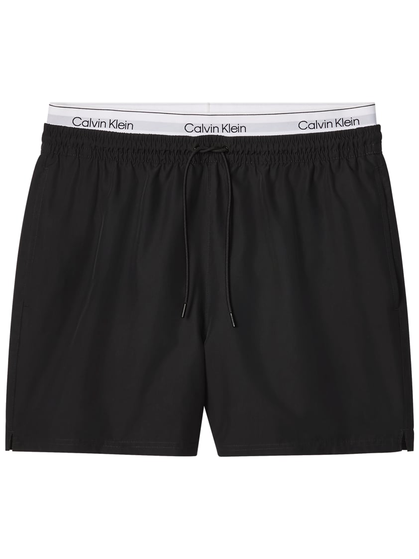 Calvin Klein Medium Drawstring Erkek Şort Mayo Siyah