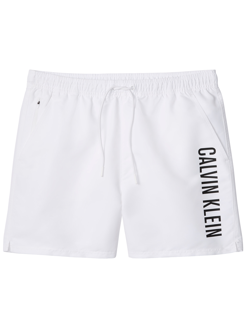 Calvin Klein Medium Drawstring Erkek Şort Mayo Beyaz