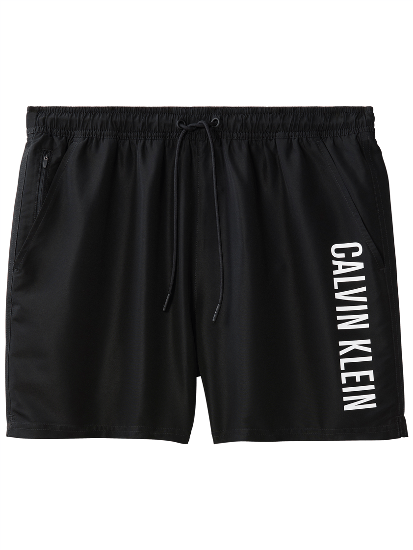 Calvin Klein Medium Drawstring Erkek Şort Mayo Siyah