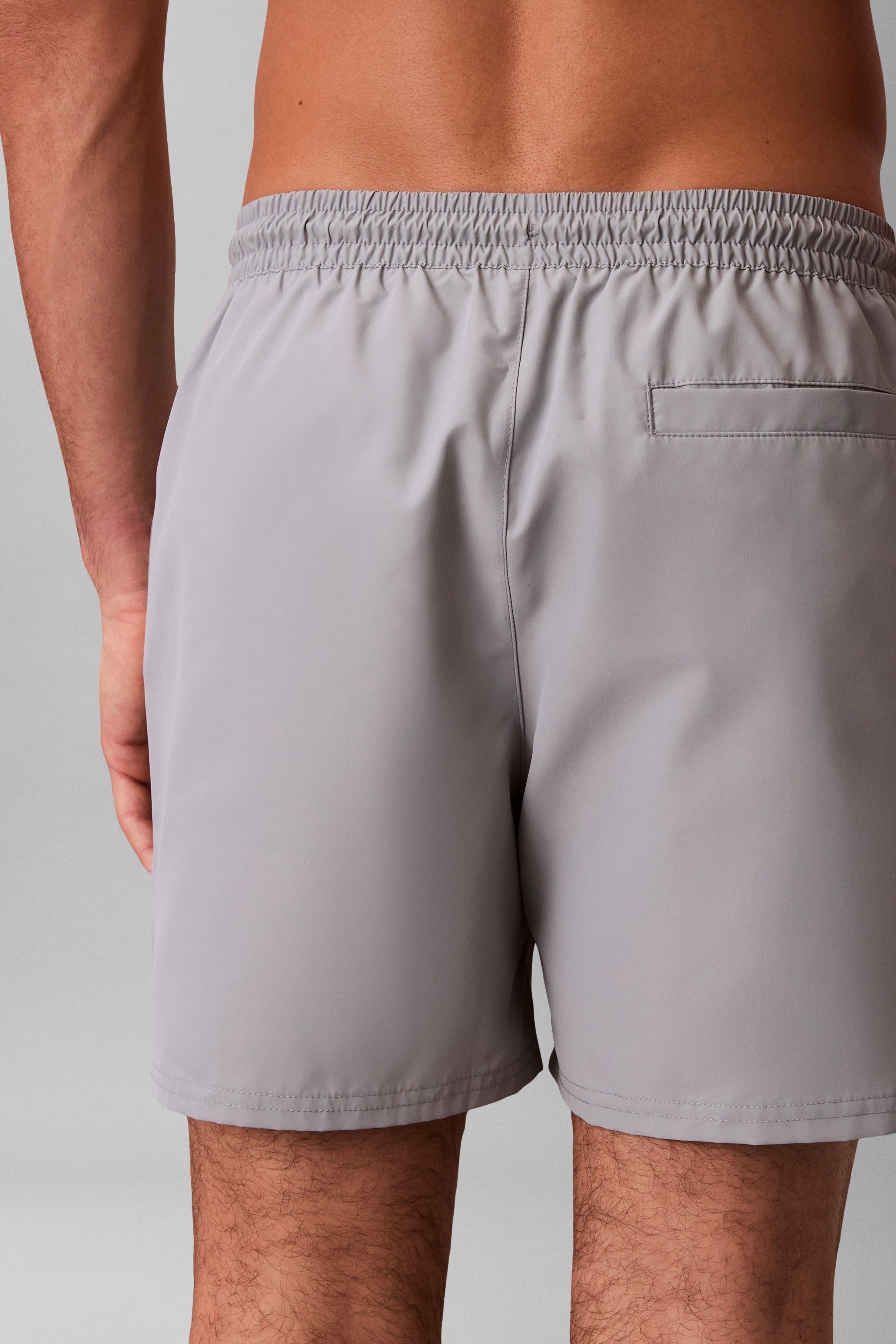 Calvin Klein Medium Drawstring Wa Erkek Şort Mayo Gri