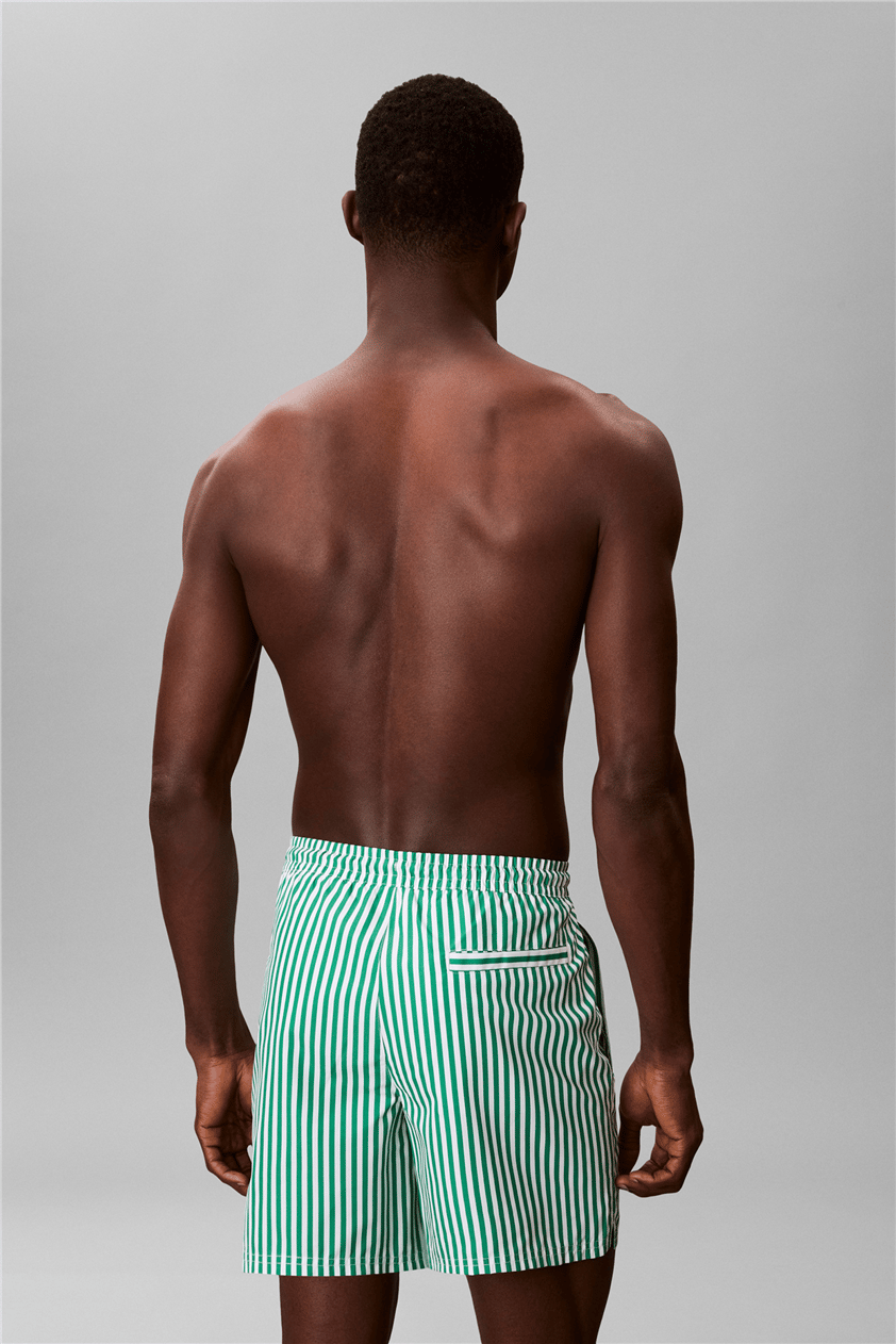 Calvin Klein Medium Drawstring Wa Erkek Şort Mayo Yeşil