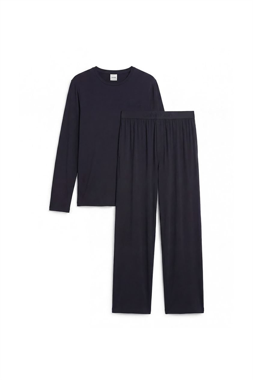 Calvin Klein Modal L/S Pant Set Erkek Pijama Takımı Çok Renkli