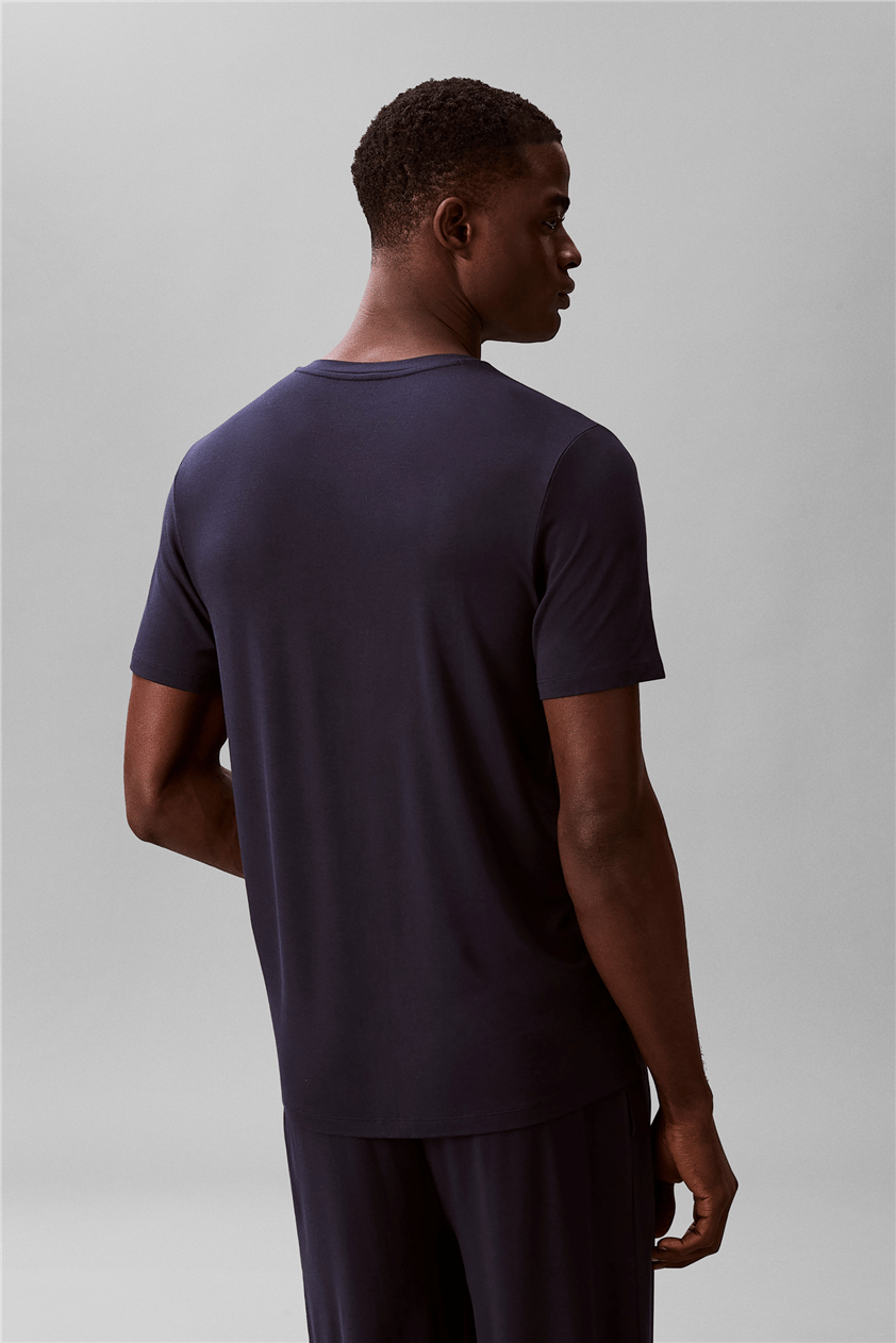 Calvin Klein Modal S/S Henley Erkek Pijama Üstü