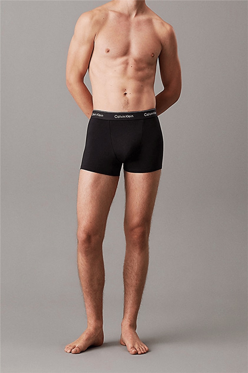 Calvin Klein Relaxed Fit Trunk 3PK Erkek 3lü Boxer Siyah