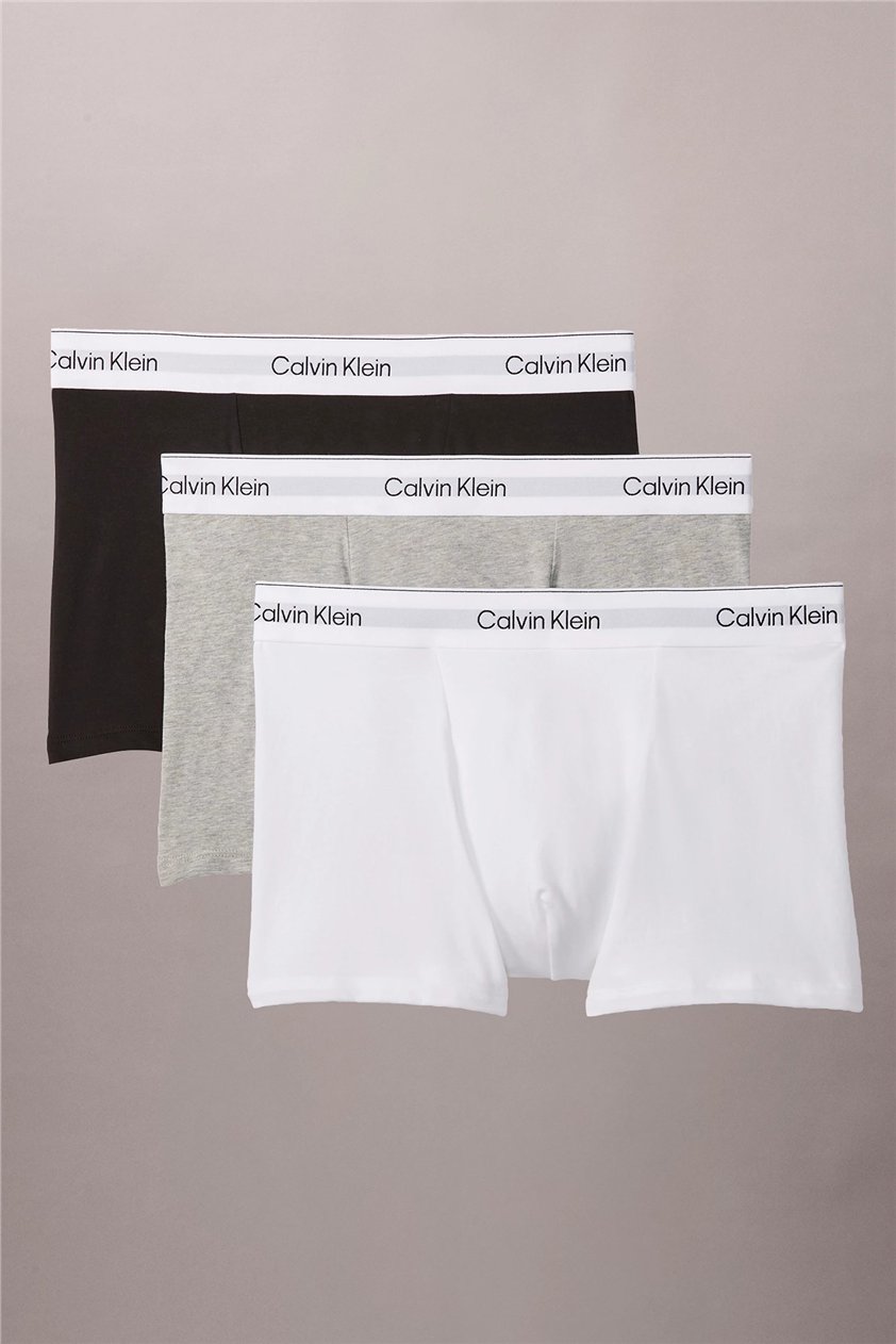 Calvin Klein Relaxed Fit Trunk 3PK Erkek 3lü Boxer Çok Renkli