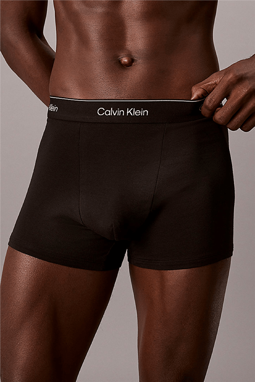Calvin Klein Relaxed Fit Trunk 3PK Erkek 3lü Boxer Siyah