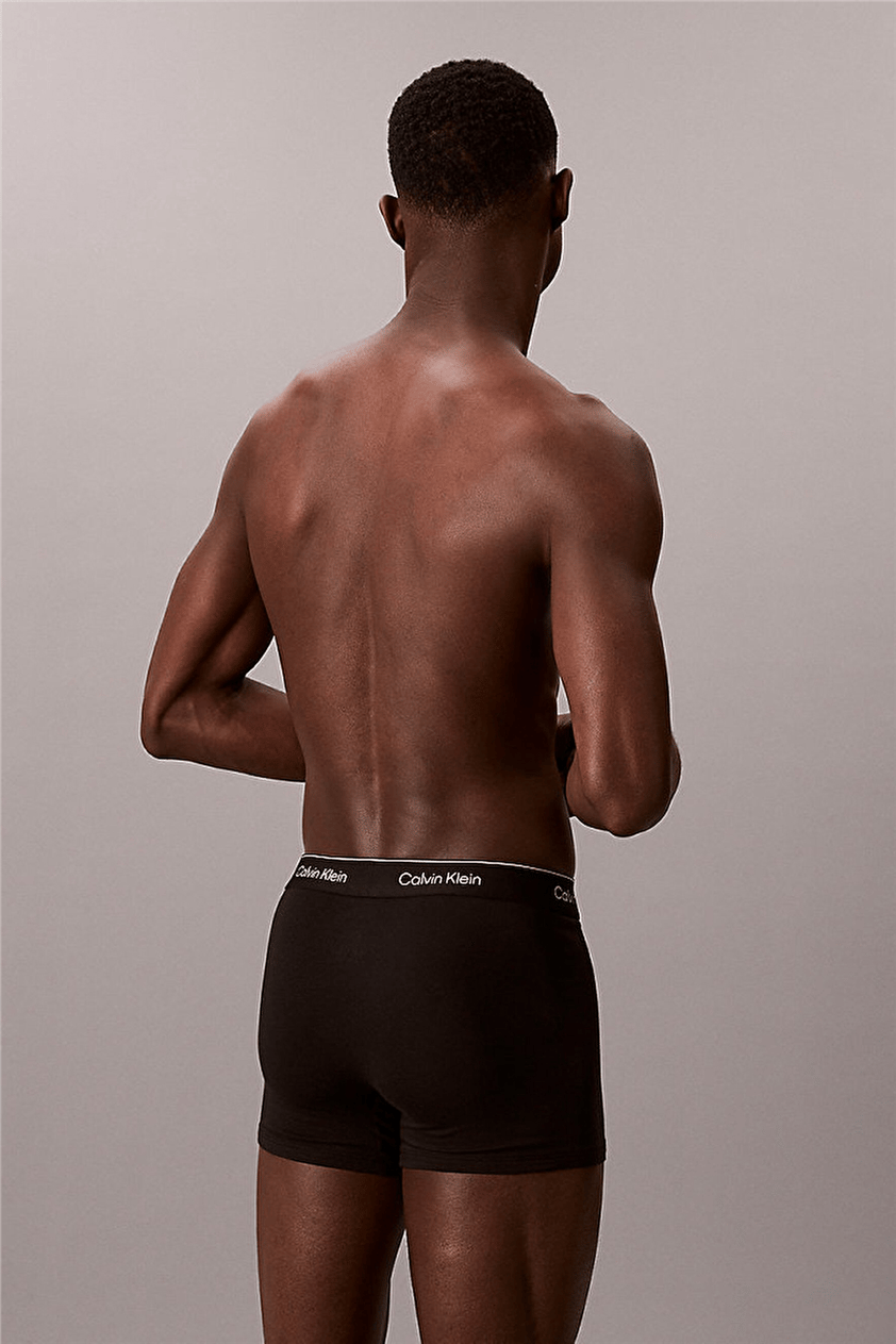 Calvin Klein Relaxed Fit Trunk 3PK Erkek 3lü Boxer Siyah