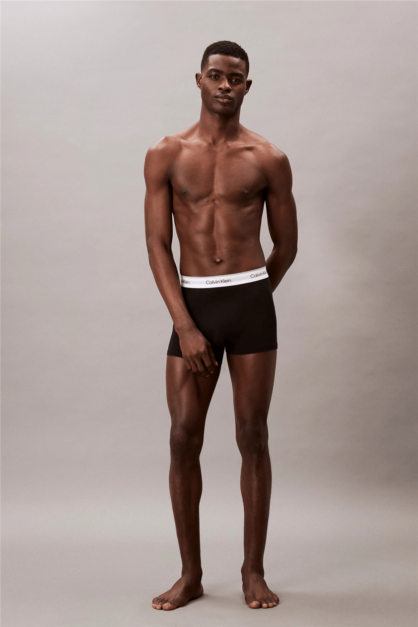 Calvin Klein Relaxed Fit Trunk 3PK Erkek 3lü Boxer Siyah