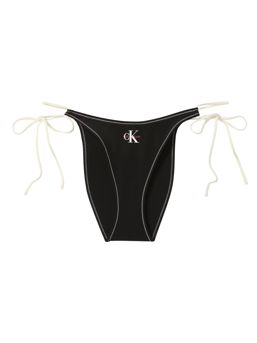 Calvin Klein Side Tie Bottom Kadın Bikini Altı Siyah