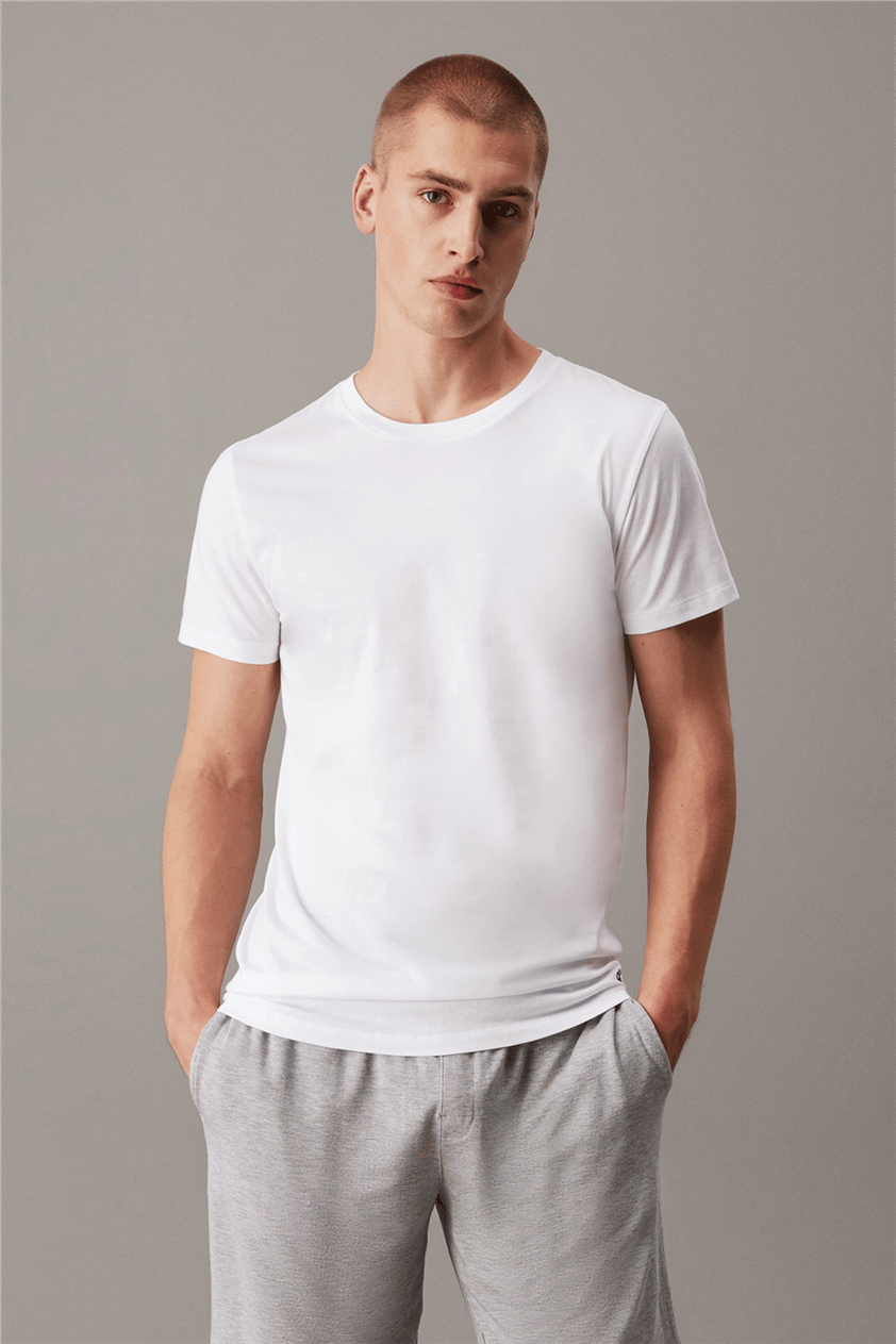 Calvin Klein S/S CreW Neck 3PK Erkek 3lü T-Shirt Çok Renkli