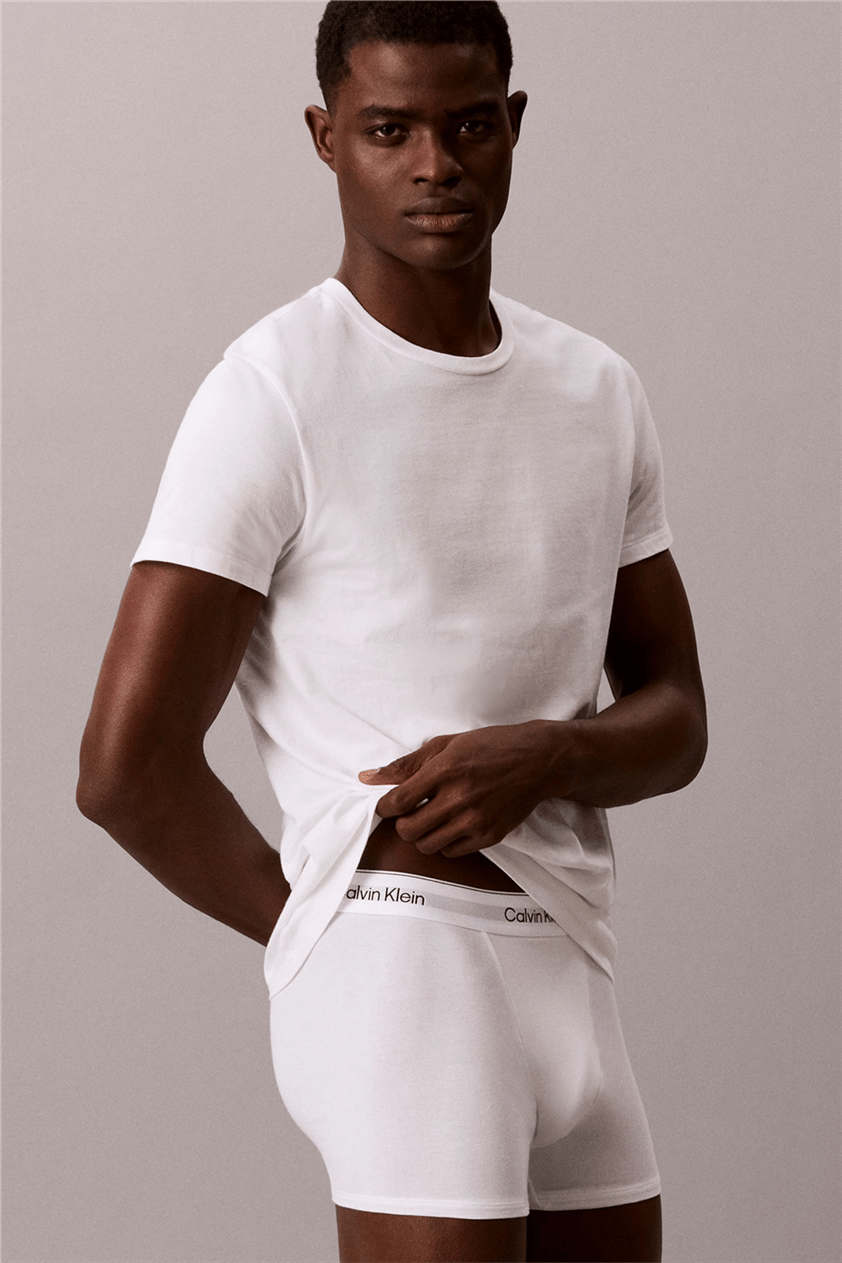 Calvin Klein S/S CreW Neck 3PK Erkek 3lü T-Shirt Çok Renkli