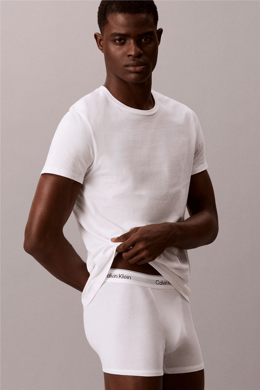 Calvin Klein S/S CreW Neck 3PK Erkek 3lü T-Shirt Çok Renkli