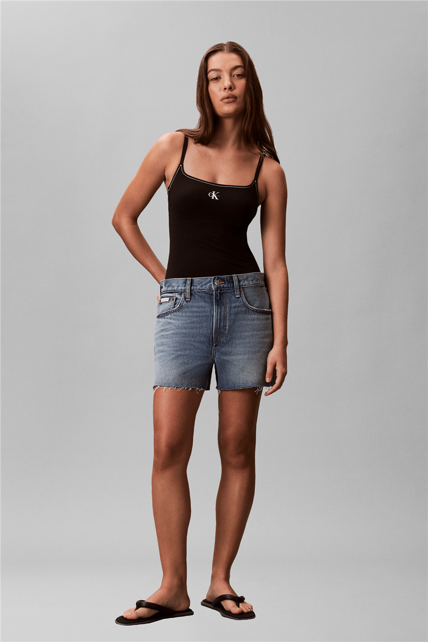 Calvin Klein Strapless Kadın Mayo Siyah