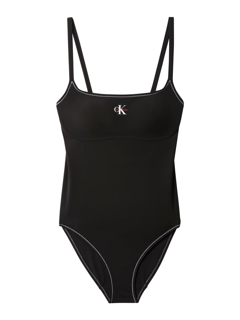 Calvin Klein Strapless Kadın Mayo Siyah