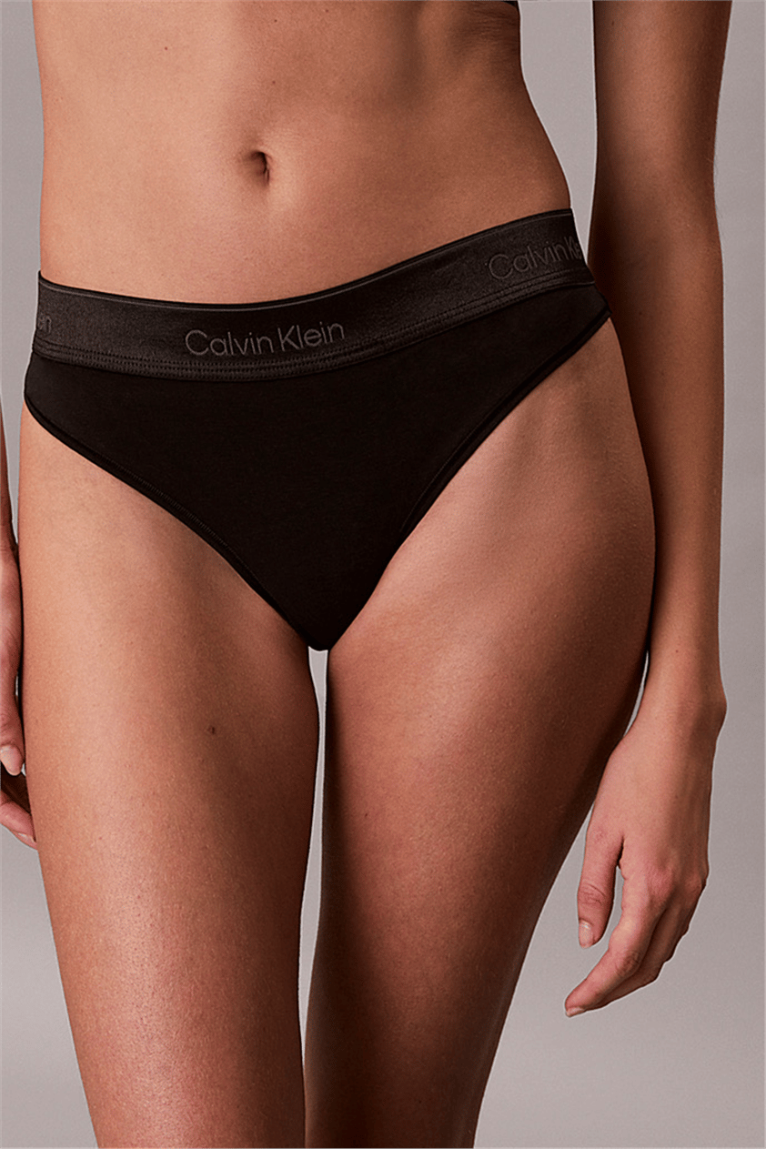 Calvin Klein Thong Kadın Külot Siyah