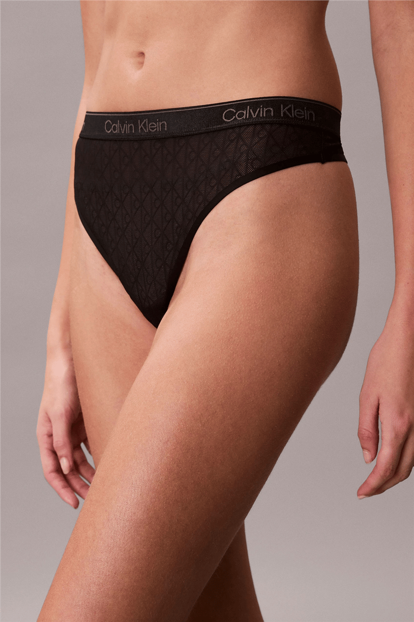 Calvin Klein Thong Kadın Külot Siyah