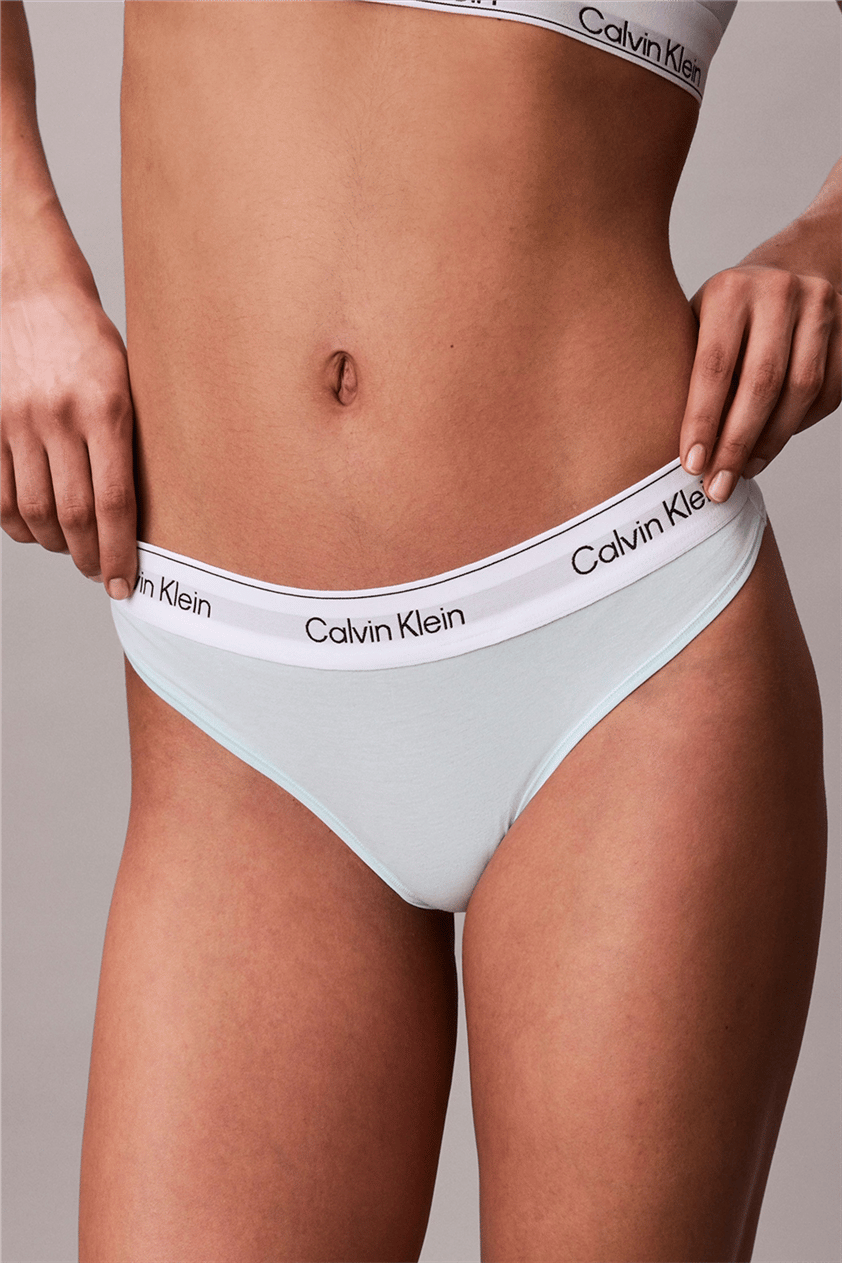 Calvin Klein Thong Kadın Külot Yeşil