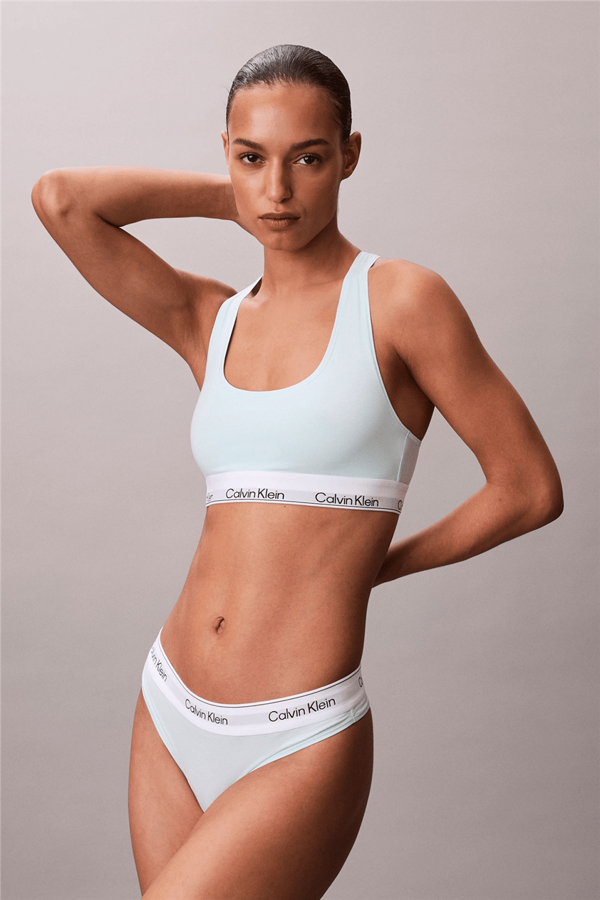 Calvin Klein Thong Kadın Külot Yeşil