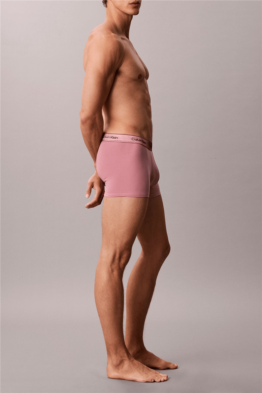 Calvin Klein Trunk 3Pk Erkek 3lü Boxer Pembe