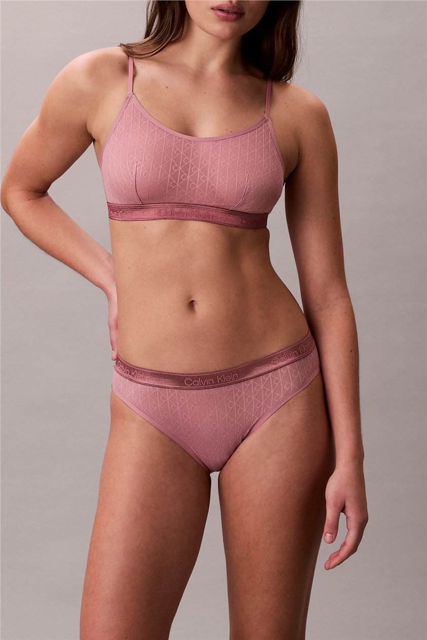 Calvin Klein Unlined Bralette Kadın Sütyen Pembe