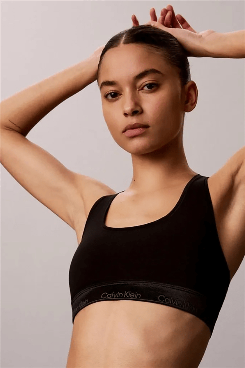 Calvin Klein Unlined Bralette Kadın Sütyen Siyah