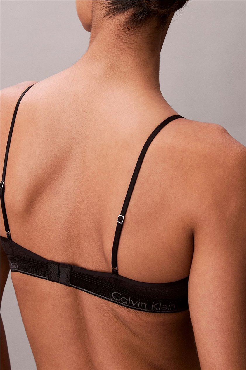 Calvin Klein Unlined Bralette Kadın Sütyen Siyah