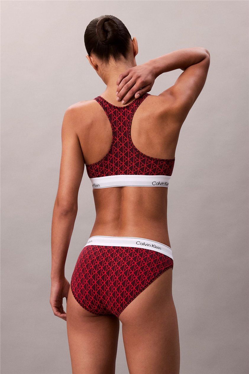 Calvin Klein Unlined Bralette Kadın Sütyen Mor
