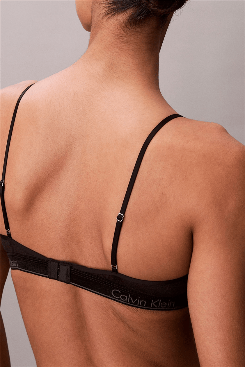 Calvin Klein Unlined Bralette Kadın Sütyen Siyah