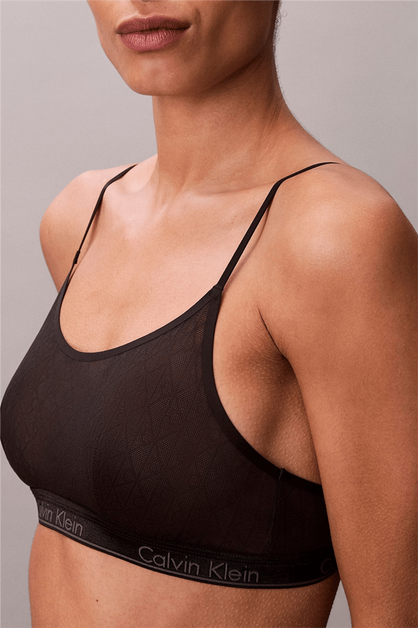Calvin Klein Unlined Bralette Kadın Sütyen Siyah